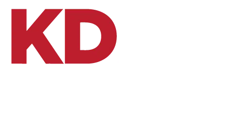 KD Roofing residential and commercial roofing logo